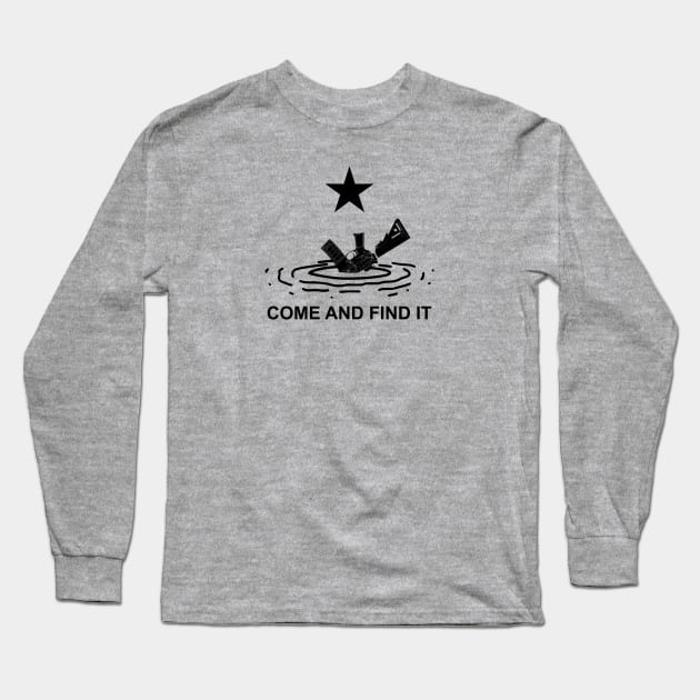 Come and Find It - Boating Accident Long Sleeve T-Shirt by erock